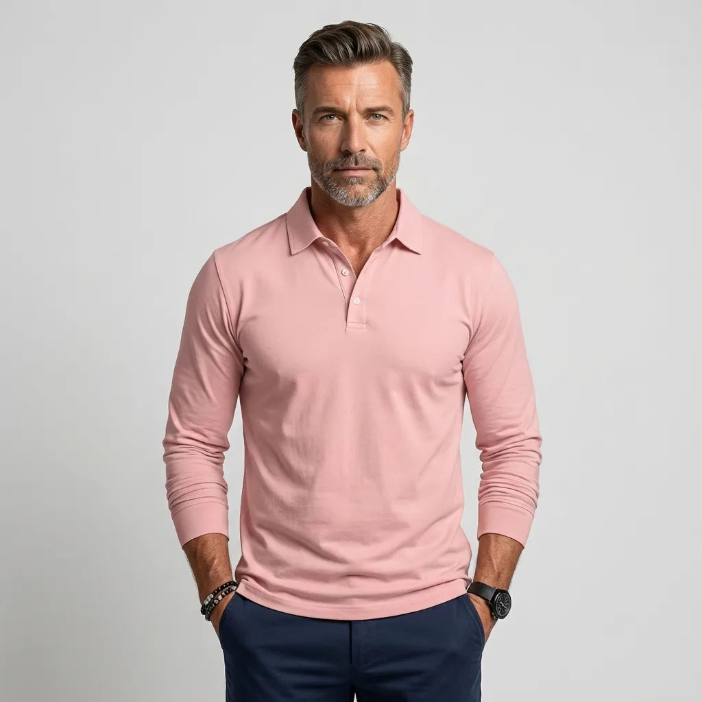 Guillermo™ | Polo Casual de Manga Larga