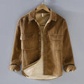 Oxford Corduroy Overshirt – Versatility and Textured Thermal Comfort