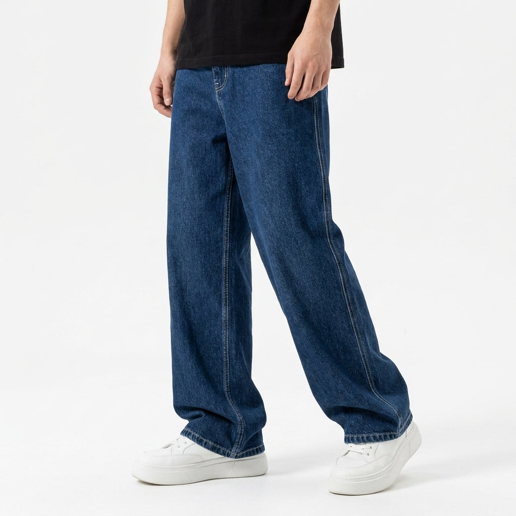 Y2K-Style Wide-Leg Jeans