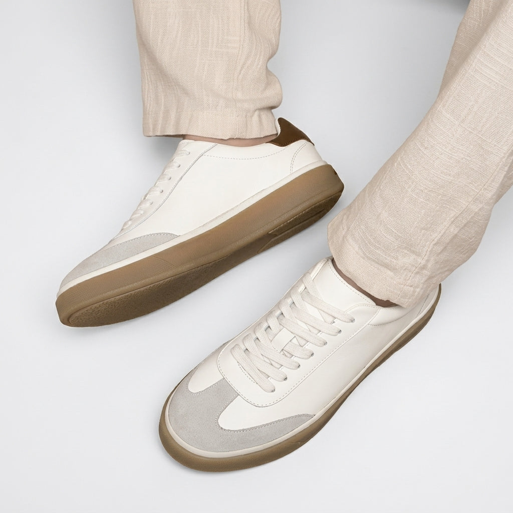 Baskets décontractées en daim pour homme