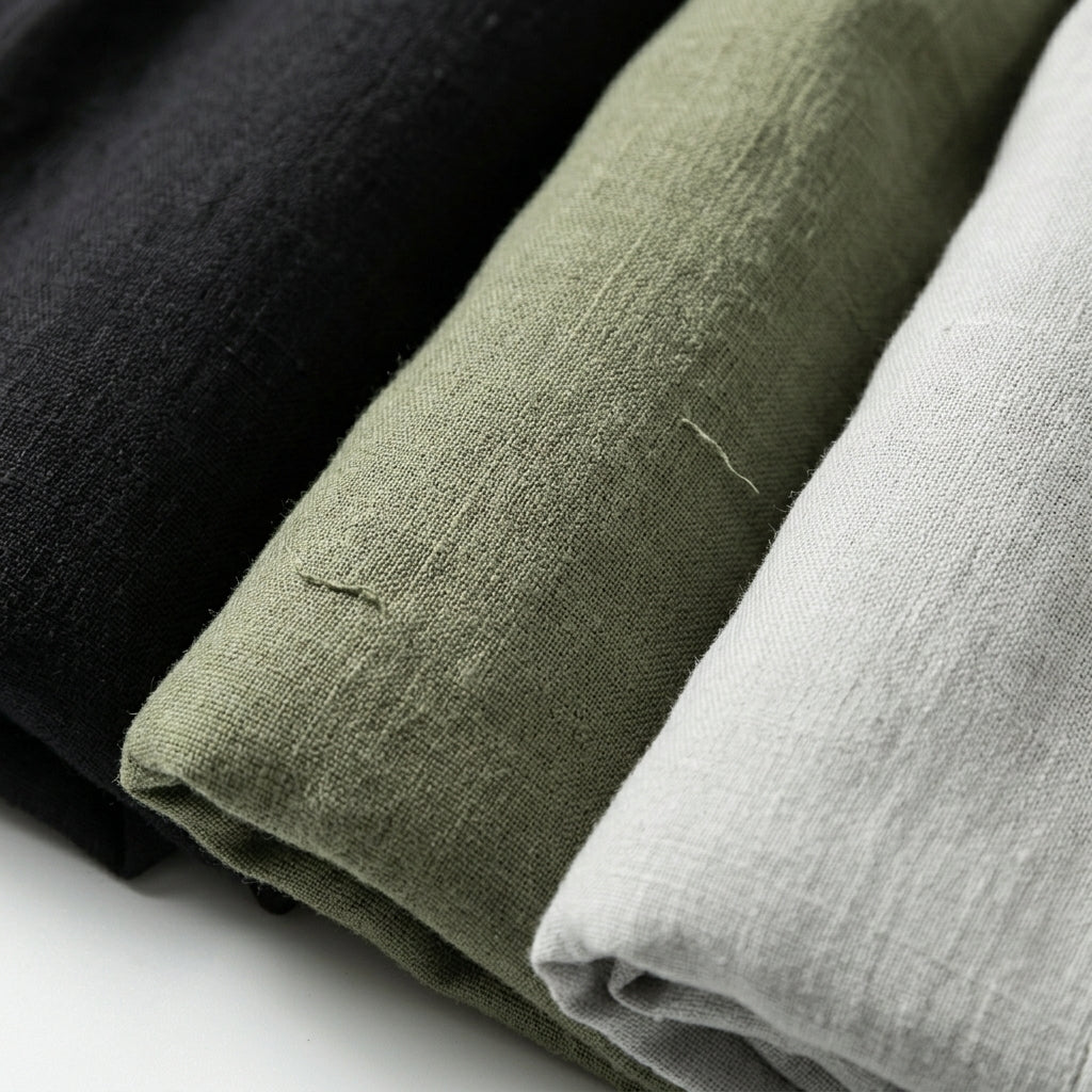 Pantalones Essential Linen Straight Trouser