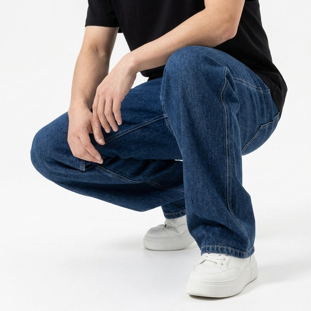Y2K-Style Wide-Leg Jeans