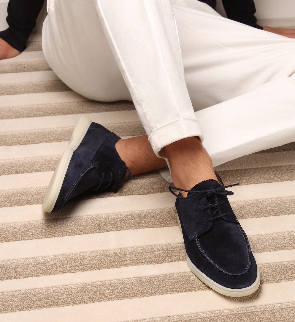 Men's casual suede loafers