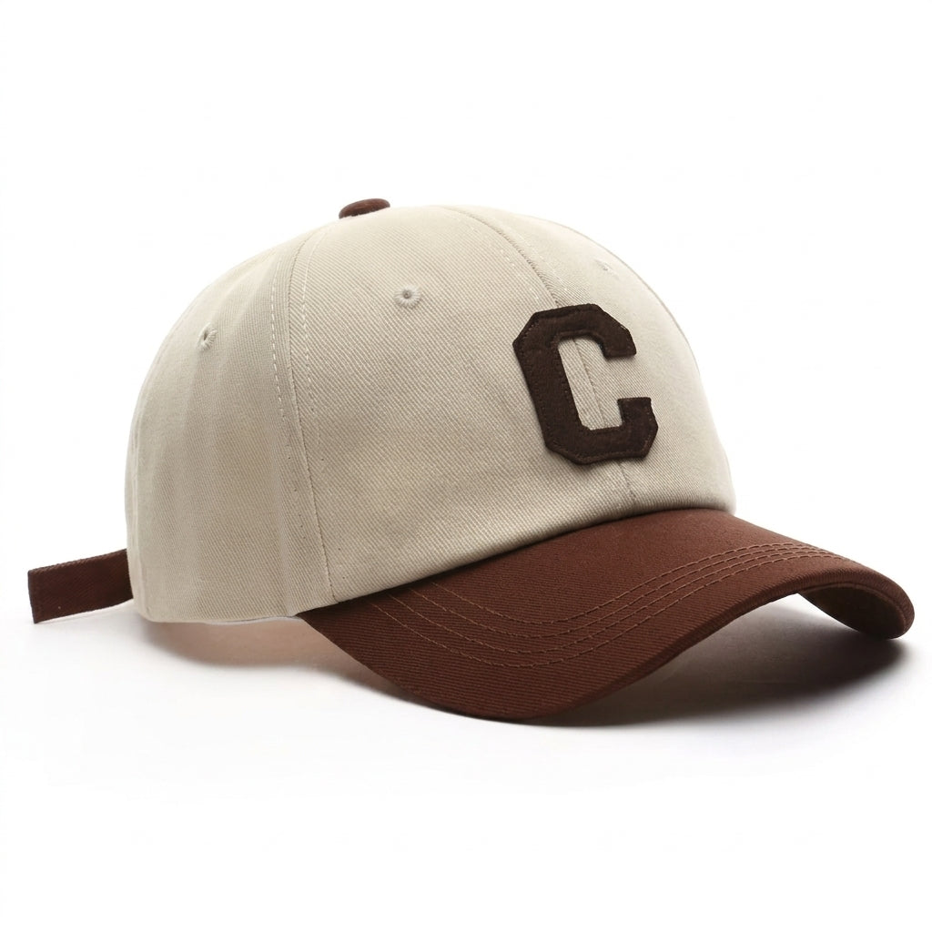 Gorra de Béisbol Vintage de Algodón con Bordado Frontal