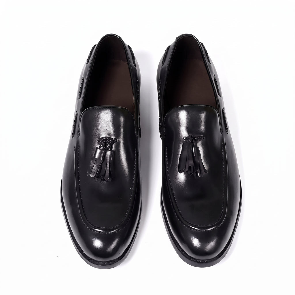 Mocassins élégants en cuir de vache pour homme