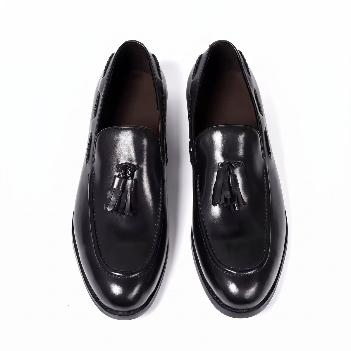 Mocassins élégants en cuir de vache pour homme