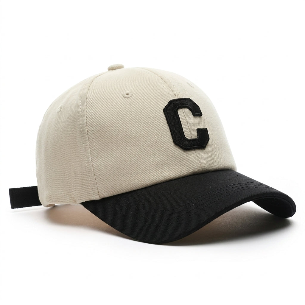 Gorra de Béisbol Vintage de Algodón con Bordado Frontal