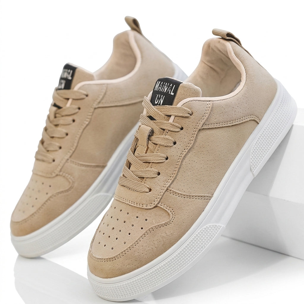 Sneakers Casuales Antideslizantes Cuero