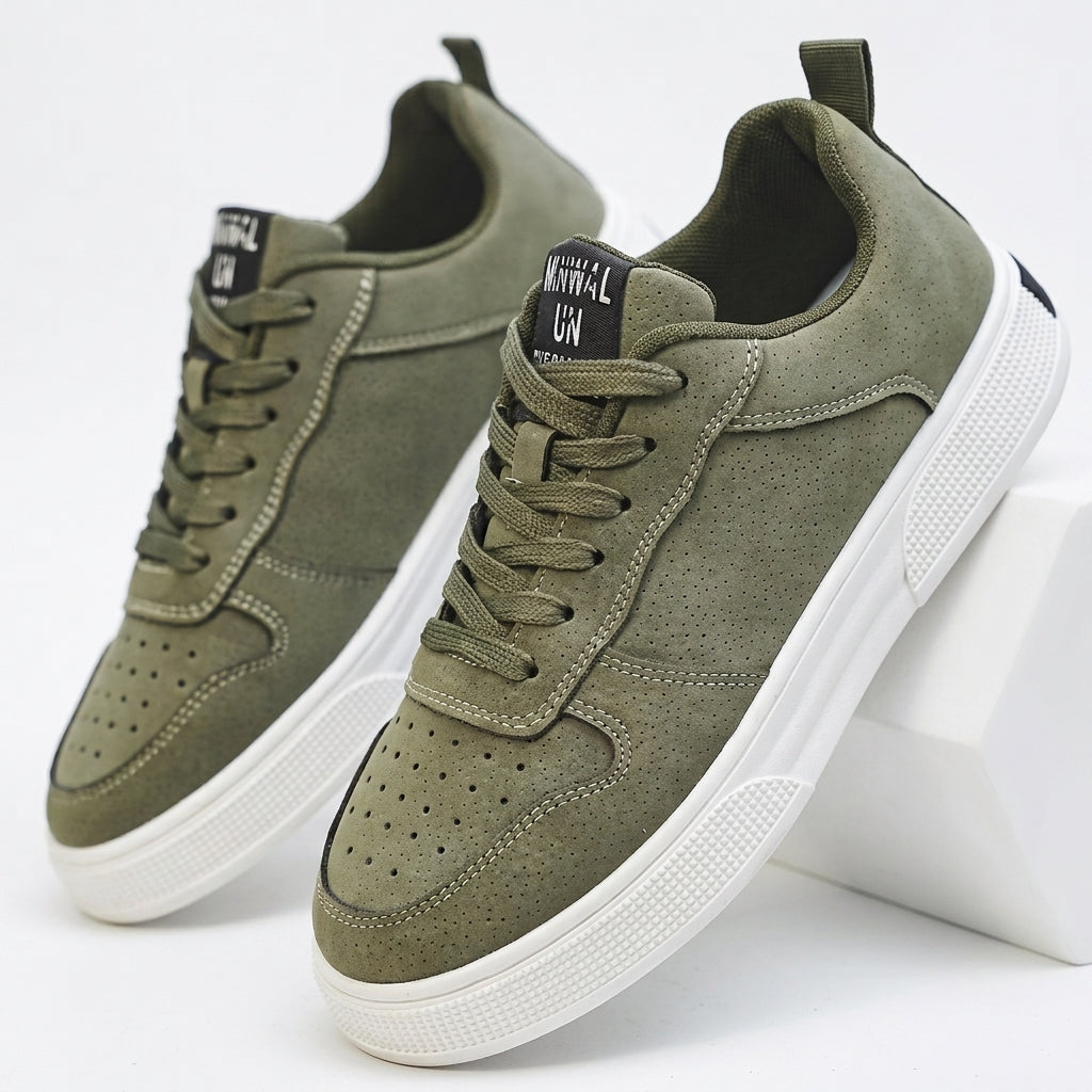 Sneakers Casuales Antideslizantes Cuero