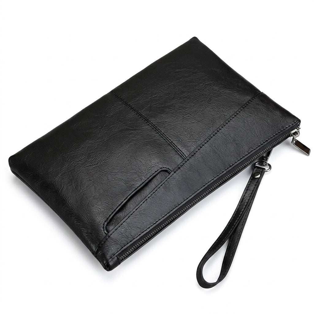 Bolso de Mano Cuero PU Forro Poliéster Hombre