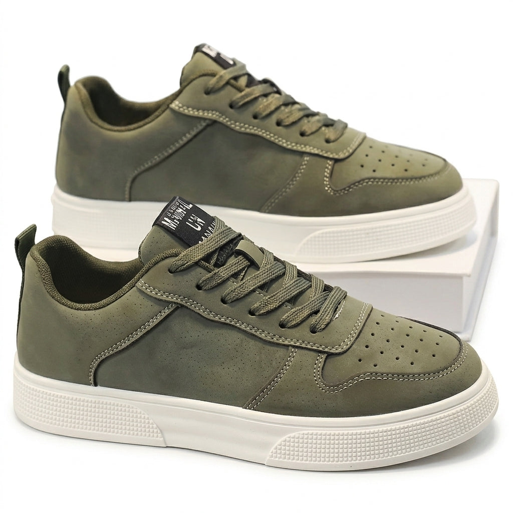 Sneakers Casuales Antideslizantes Cuero