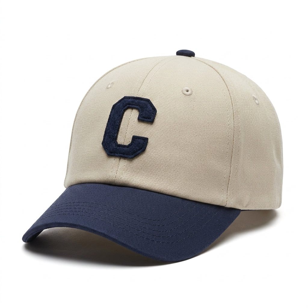 Gorra de Béisbol Vintage de Algodón con Bordado Frontal