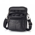 Bolso Cruzado Cuero Genuino Hombre