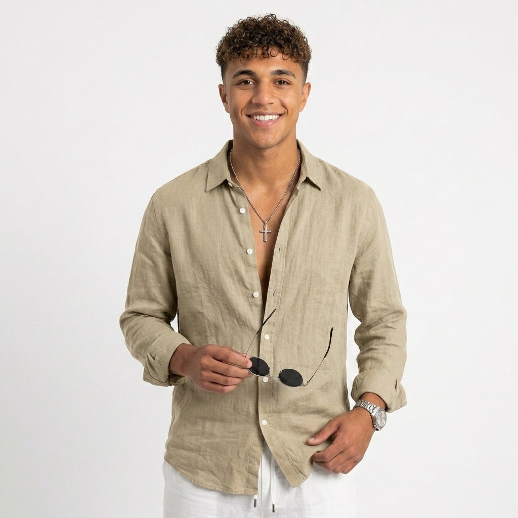 Camisa Riviera Linen Overshirt