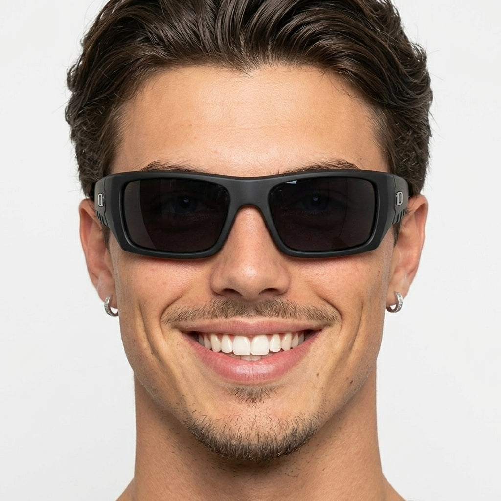 Gafas de Sol "Racer" – Rectangulares UV400, Estilo Vintage