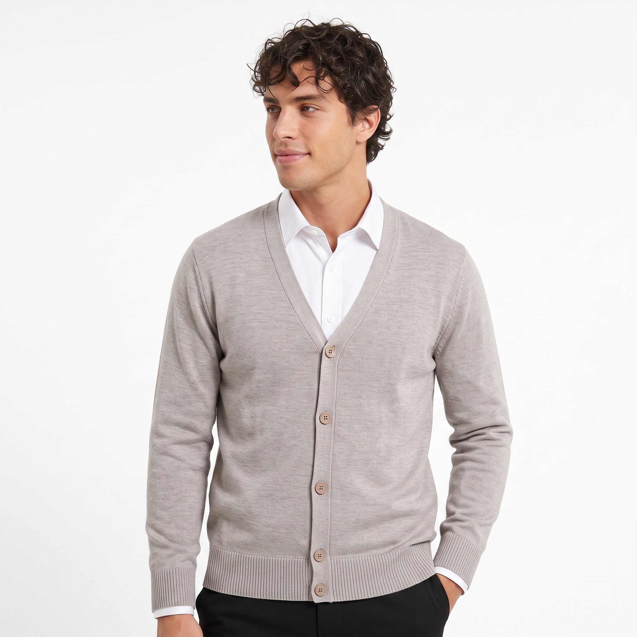 Cárdigan De Punto Para Hombre