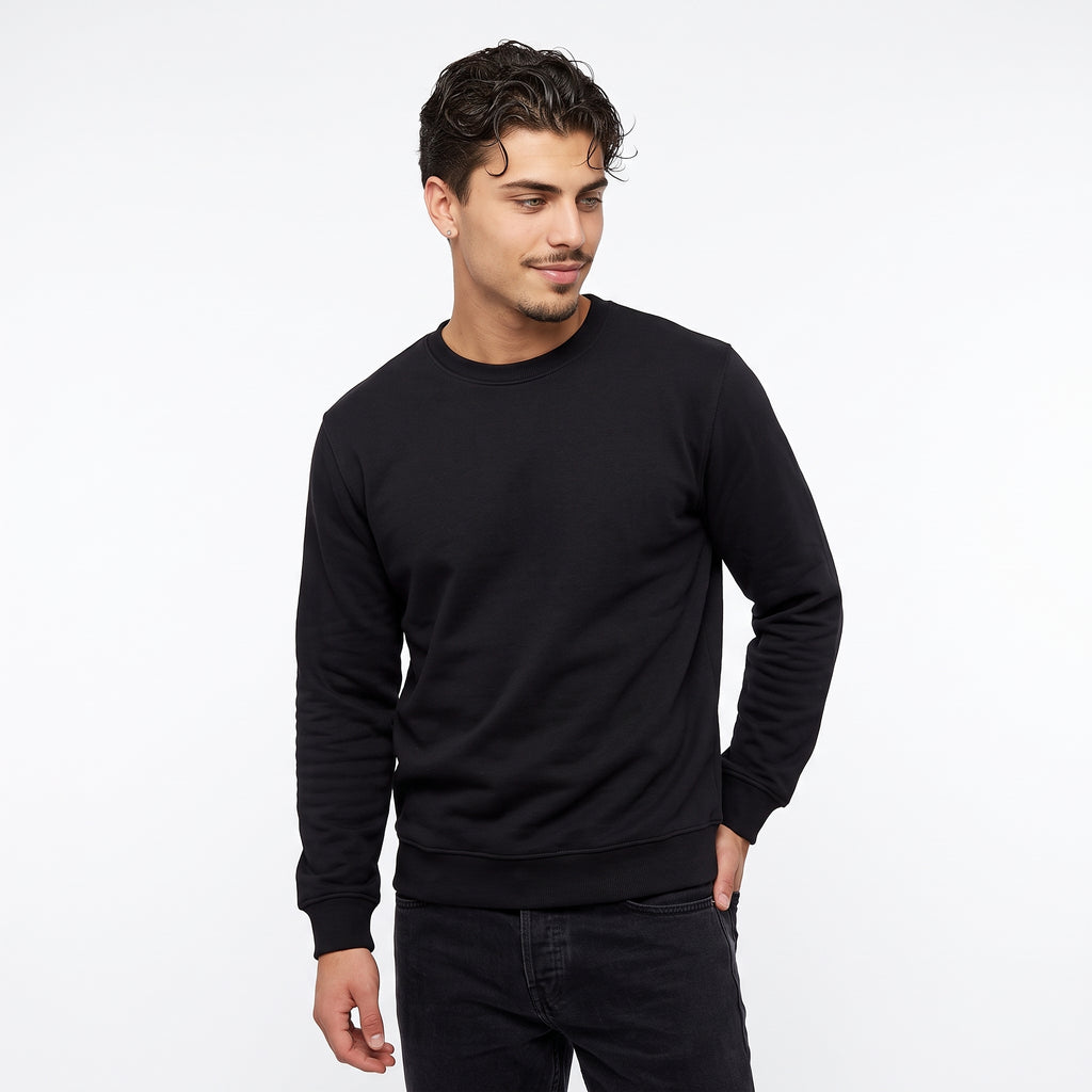 Sudadera Algodón Cuello Redondo Hombre