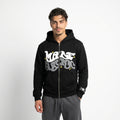 Sudadera con capucha y cremallera Y2K