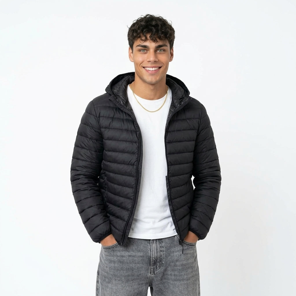 Ultra-Light Hooded Down Jacket
