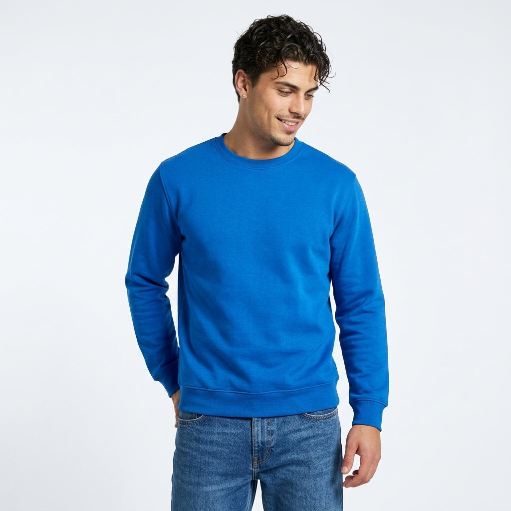 Sudadera Algodón Cuello Redondo Hombre
