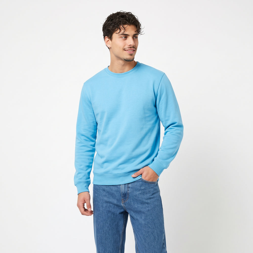 Sudadera Algodón Cuello Redondo Hombre