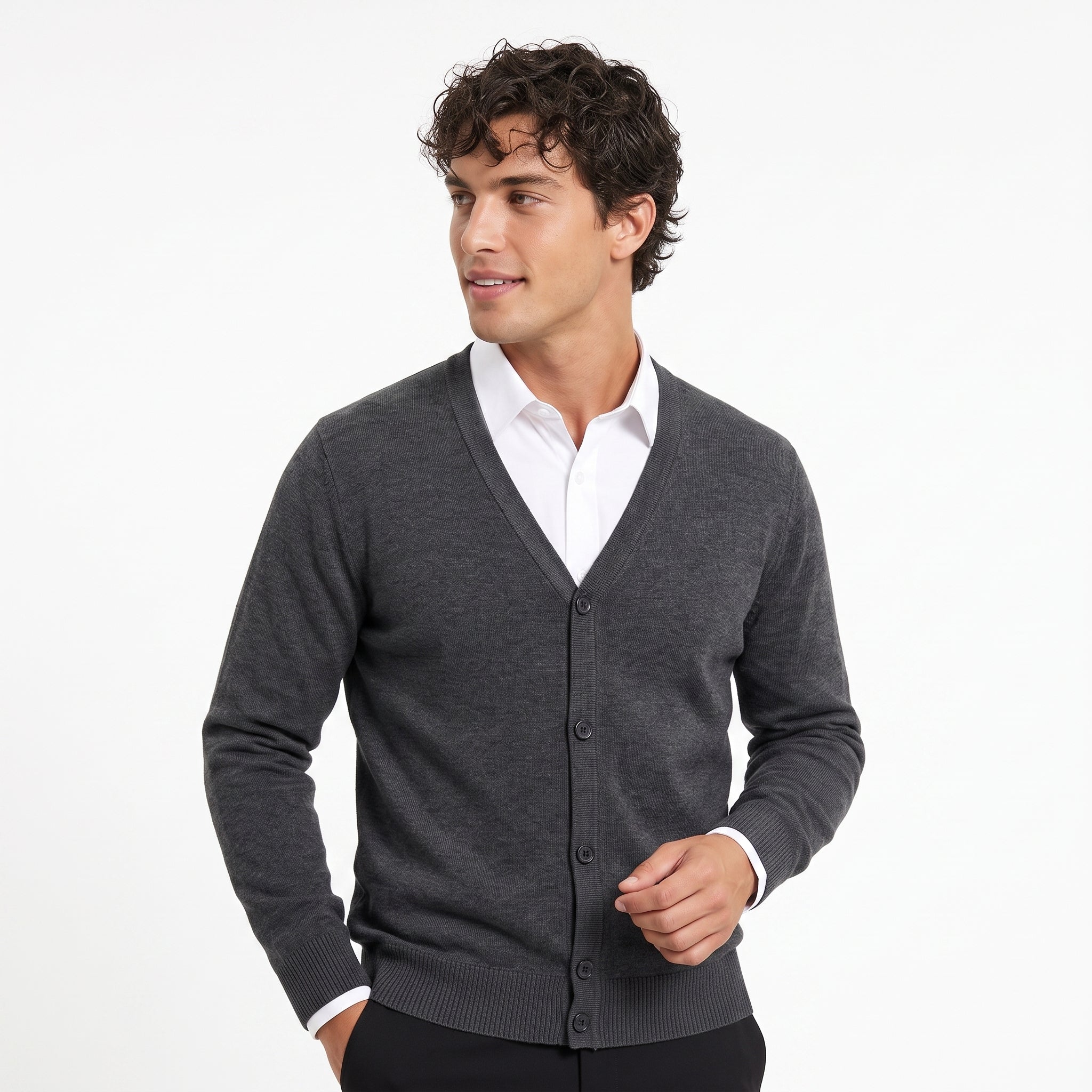 Cárdigan De Punto Para Hombre