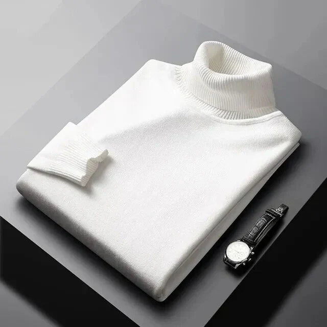 Jersey de cuello alto de cachemira Monte Carlo