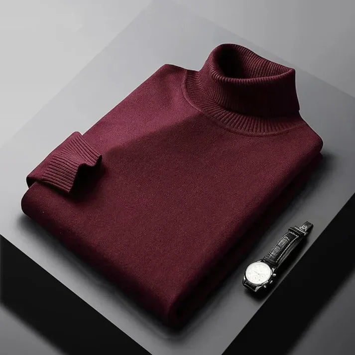 Jersey de cuello alto de cachemira Monte Carlo