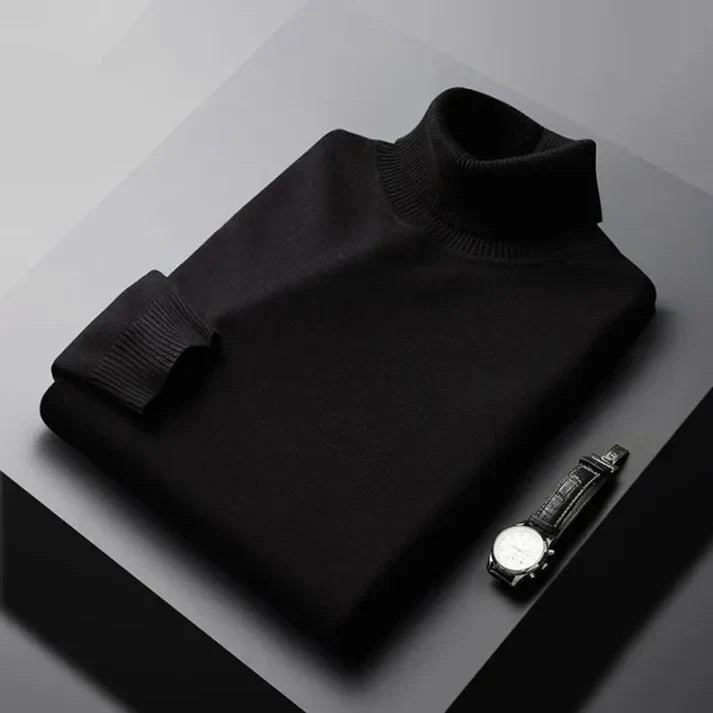 Jersey de cuello alto de cachemira Monte Carlo