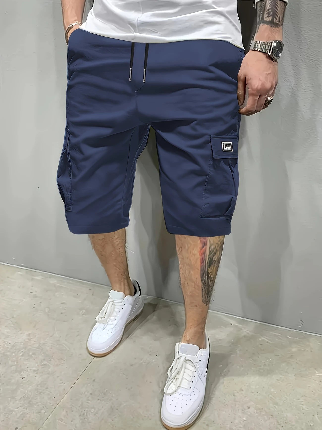 MainMadrid | Pantalones cortos cargo para hombre