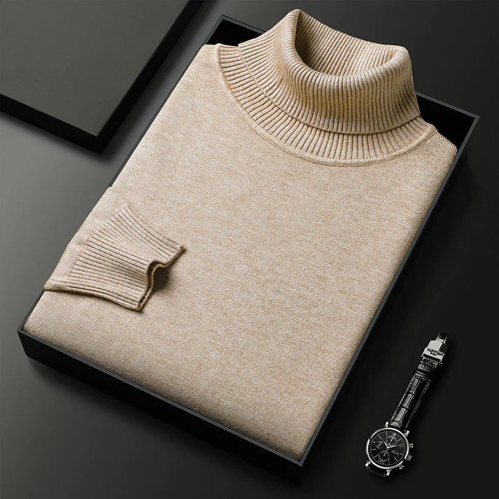 Jersey de cuello alto de cachemira Monte Carlo