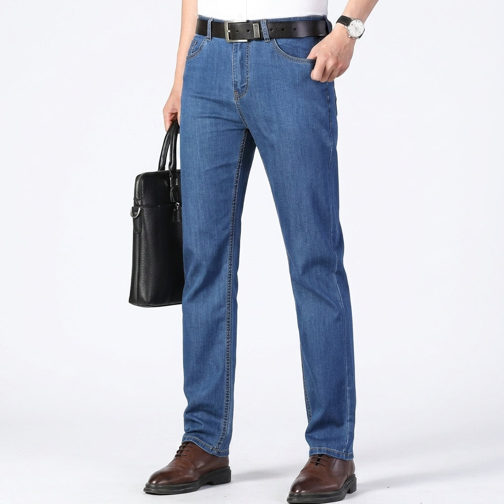 Vaquero de Algodón Recto Estilo casual y Business para Hombre