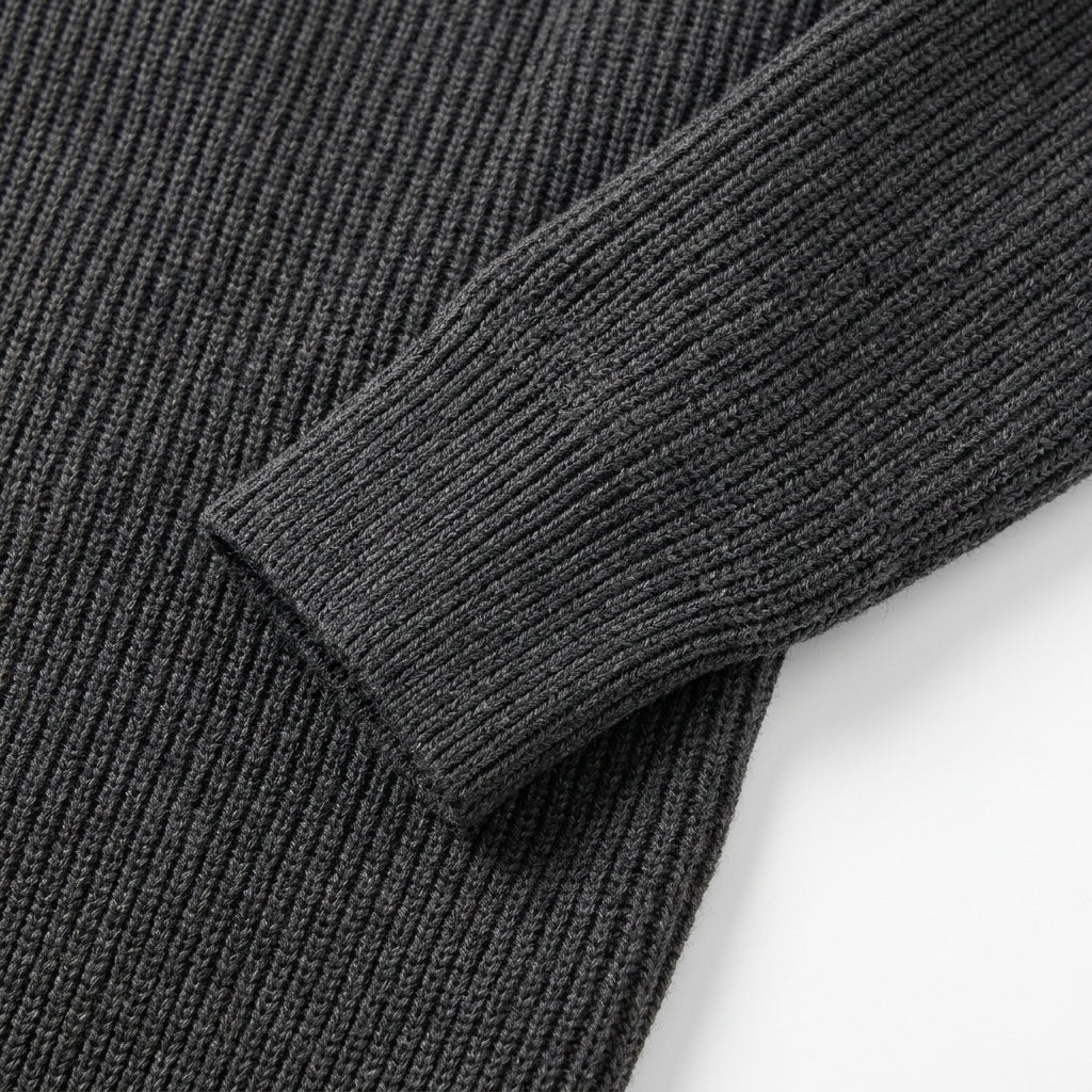 Men's Polo-Knit Sweater