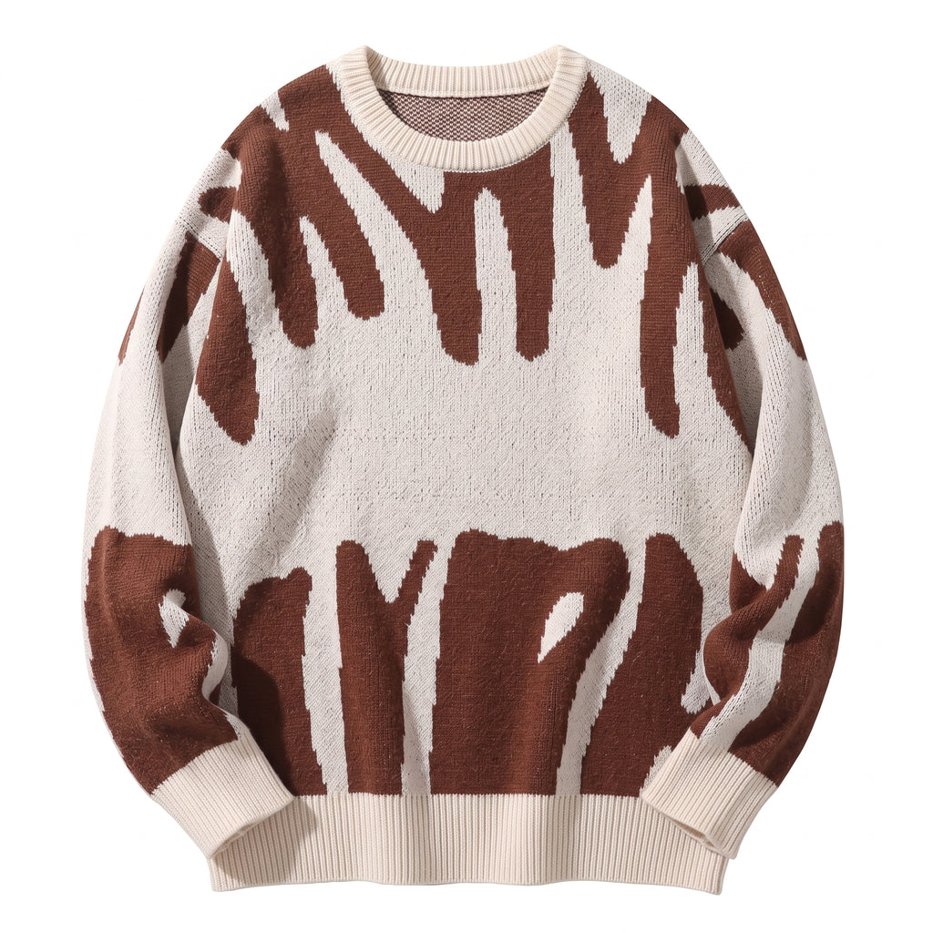 Jersey Estampado Irregular de Lana