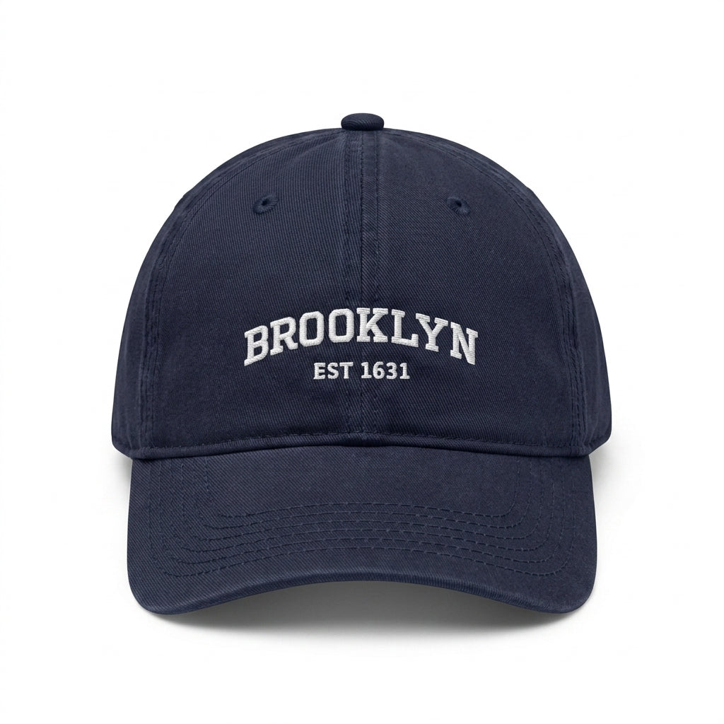 Gorra Brooklyn Bordada de Algodón