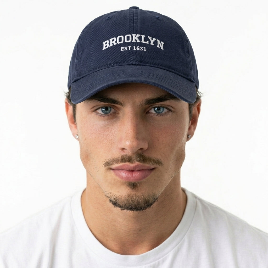 Gorra Brooklyn Bordada de Algodón