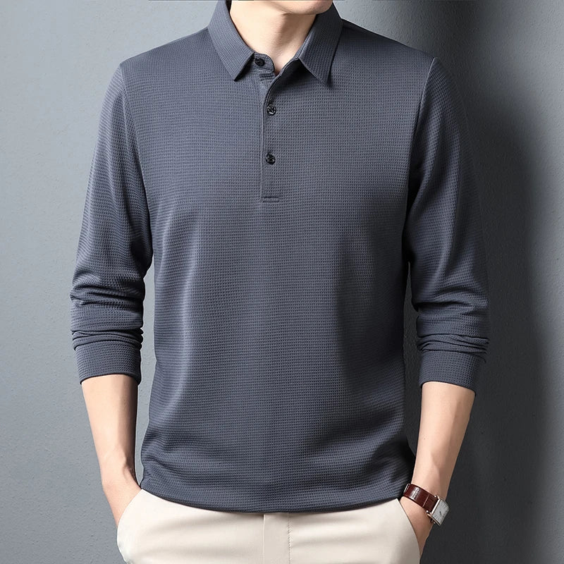 Polo Mónaco, de Manga larga casual e informal