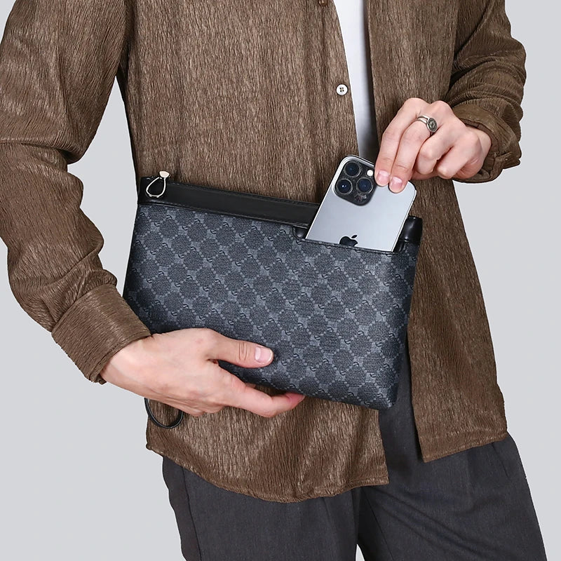 Bolso de Mano "Sartorial" – Piel PU, Multifunción Hombre