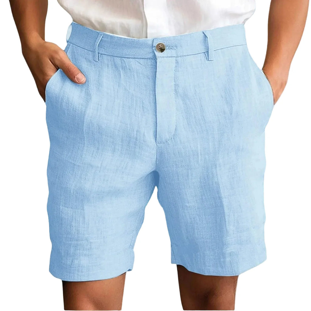 Essentials - Pantalones cortos de Lino Premium