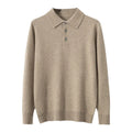Jersey Marbella Cachemira Cuello Polo Hombre