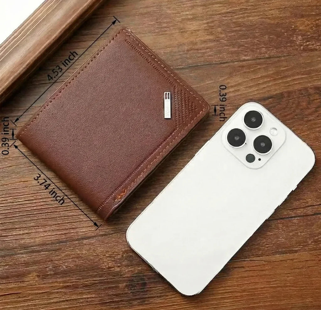 Cartera Fenwick Cuero PU Suave de Bolsillo