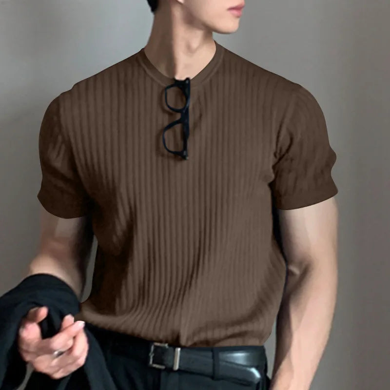 Camiseta Drapeada Manga corta – Punto Ligero, Holgada