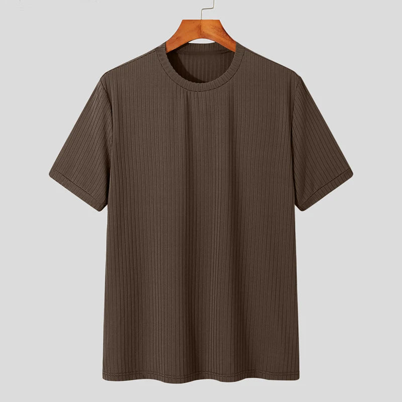 Camiseta Drapeada Manga corta – Punto Ligero, Holgada