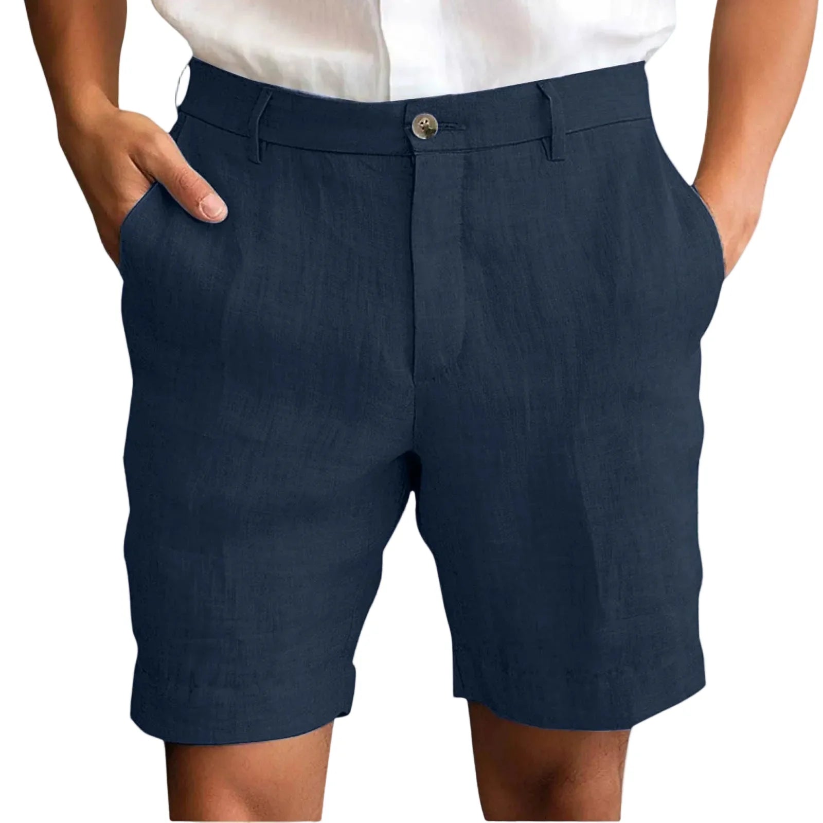 Essentials - Pantalones cortos de Lino Premium