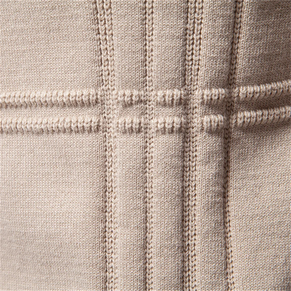 Jersey "Nordic" – Punto Algodón a Rayas, Cuello Redondo