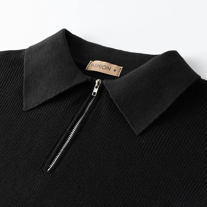 Elegante jersey con cremallera