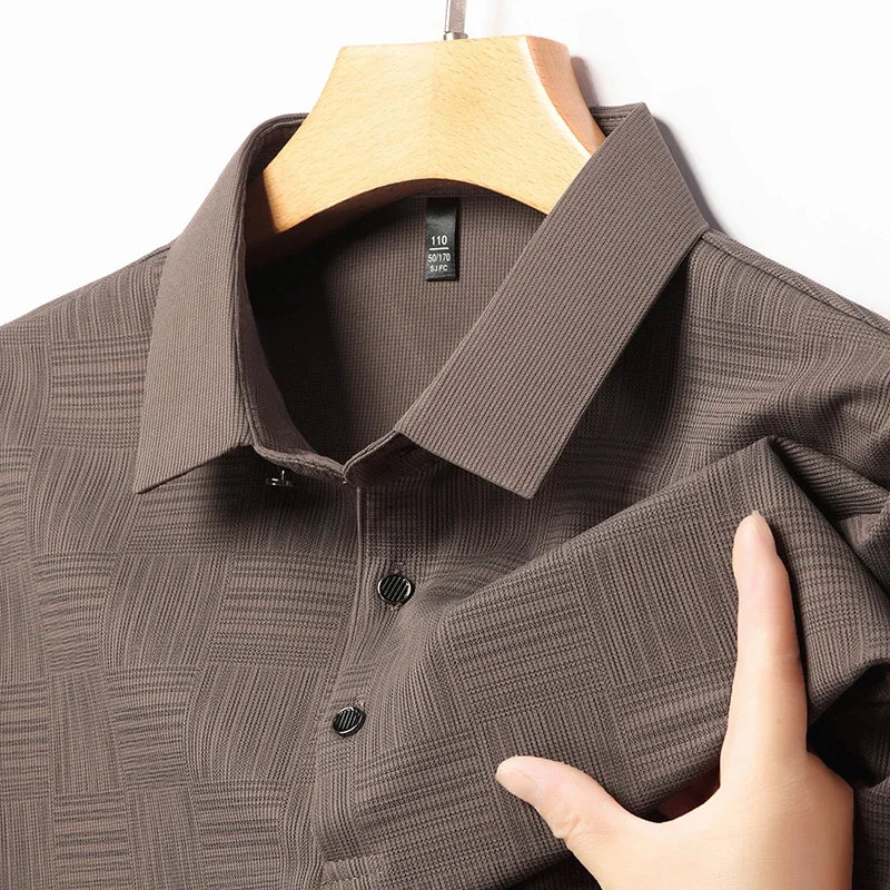 Polo Luxe Hombre – Corte Business Casual, Transpirable