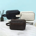 Bolso de mano para Hombre "Monogram" – Piel Sintética Vintage