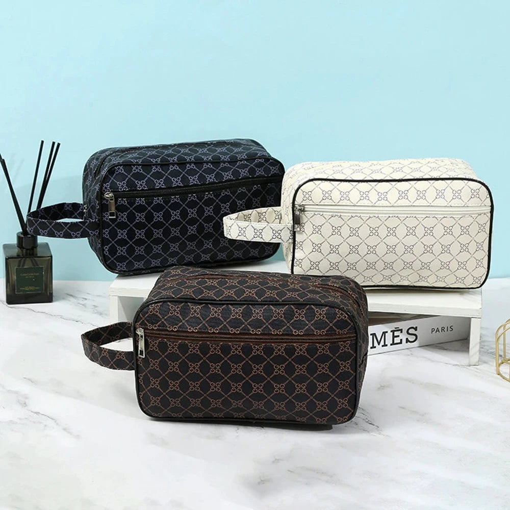 Bolso de mano para Hombre "Monogram" – Piel Sintética Vintage