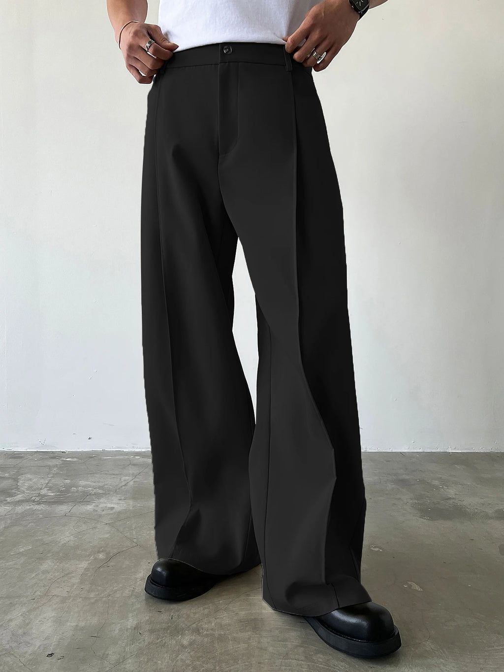 Pantalón Clux - Traje Cintura Alta Pierna Ancha
